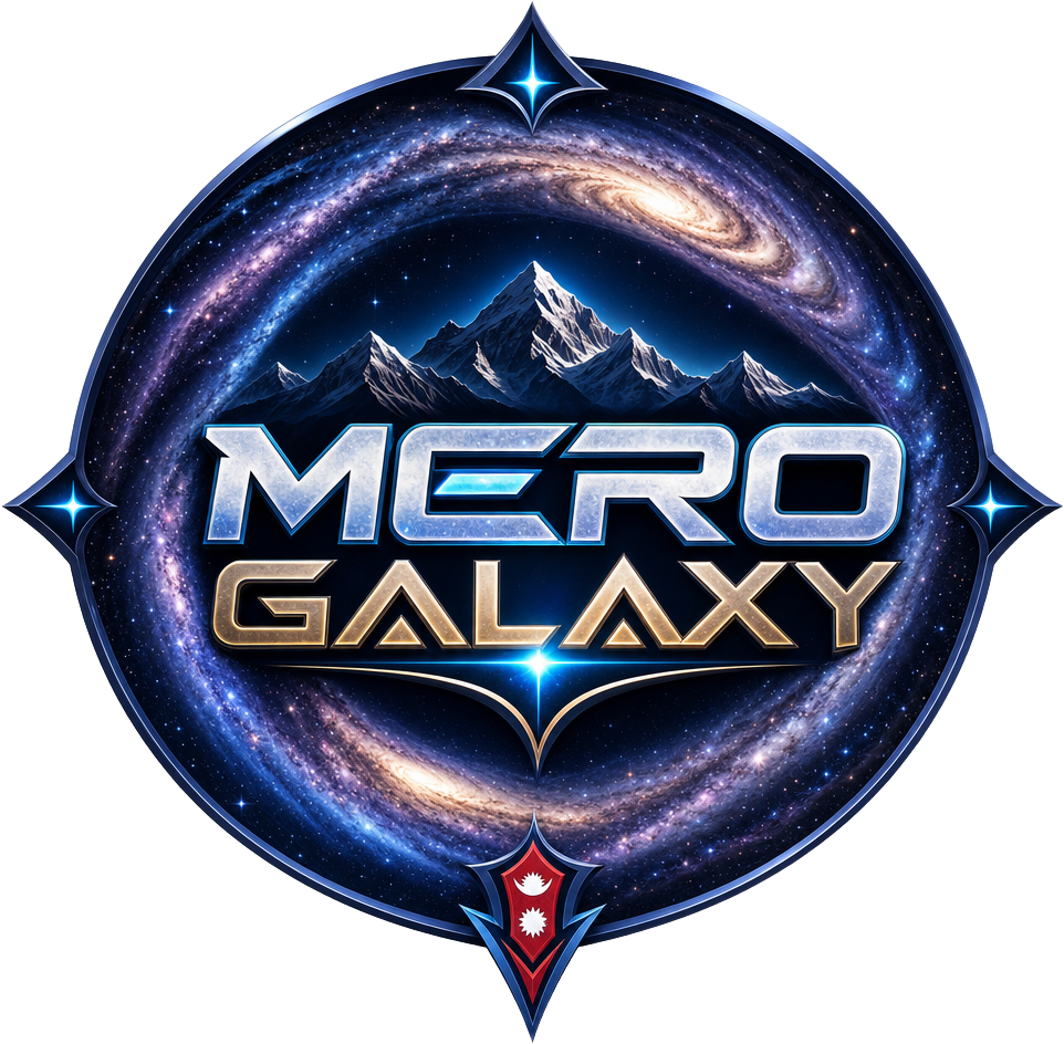 Mero Galaxy Game Logo