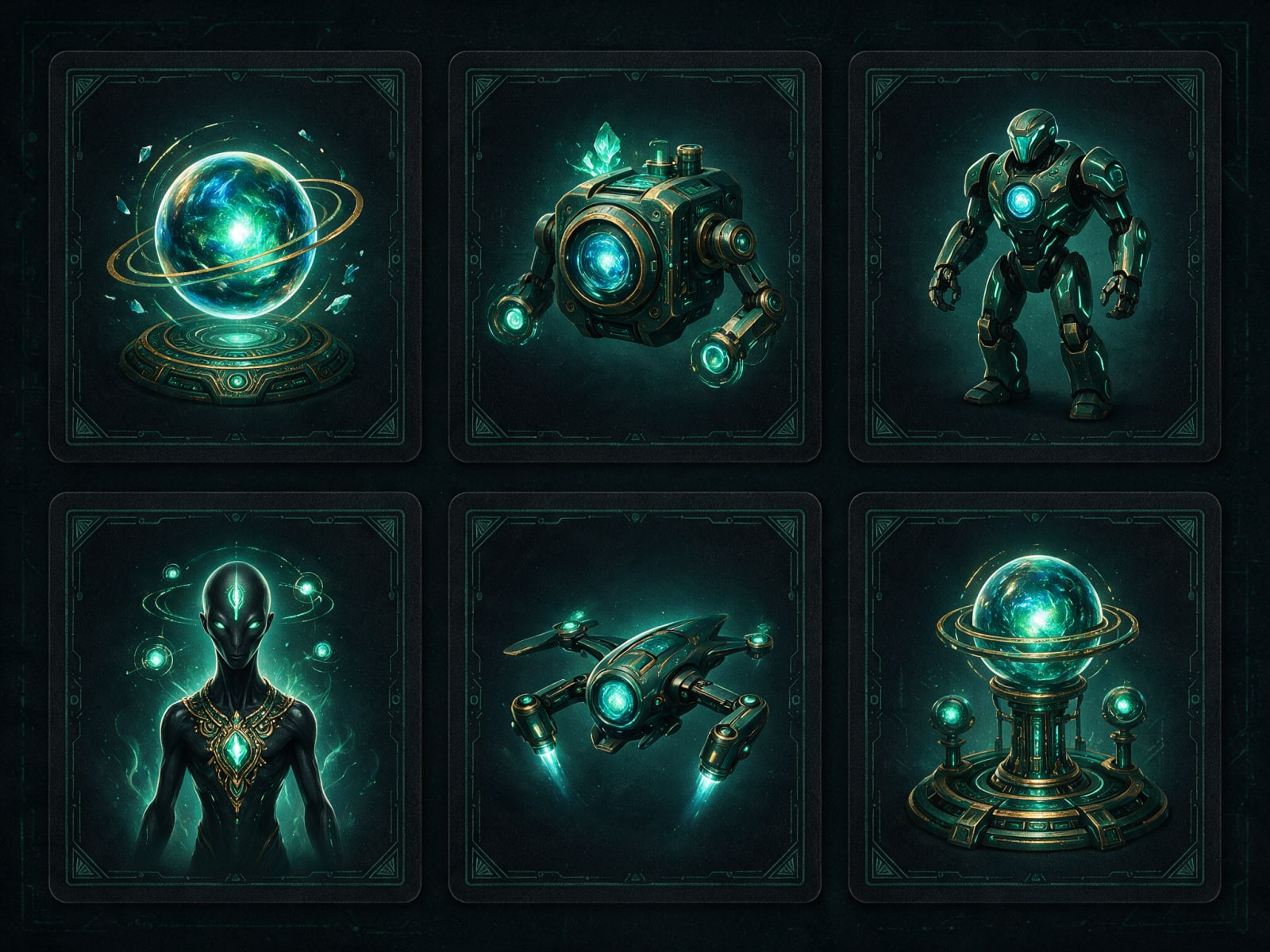 Astraland Quantum Icon Atlas