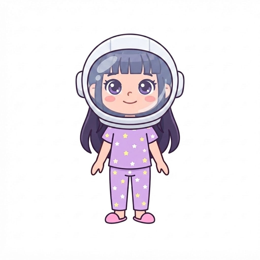 Image: Add ONLY a white astronaut helmet with a clear rou