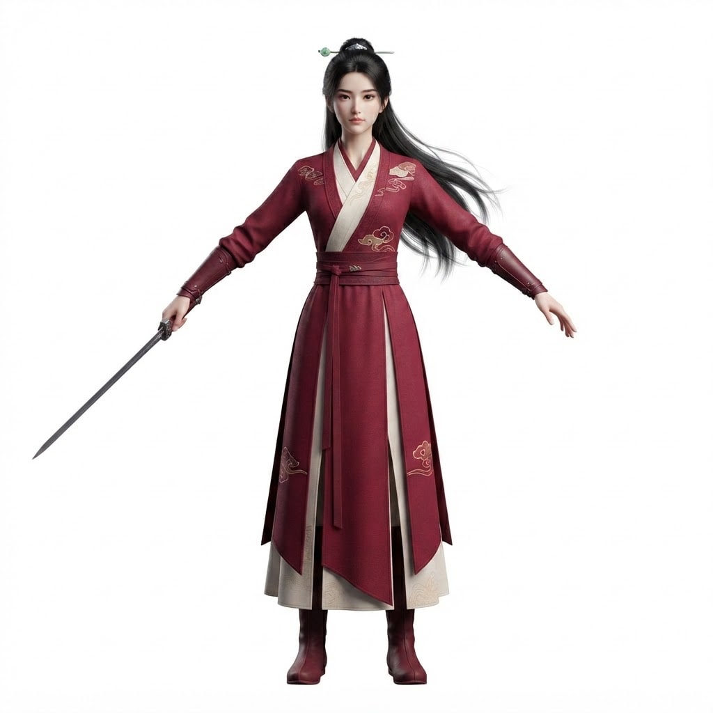 Ancient Chinese Swordswoman