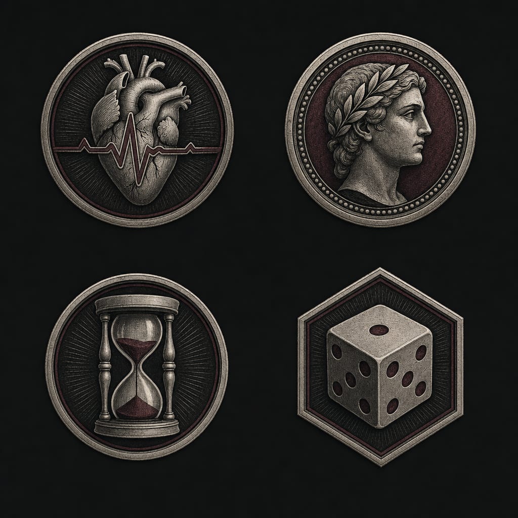 BORROWED YEARS — UI Icon Sheet