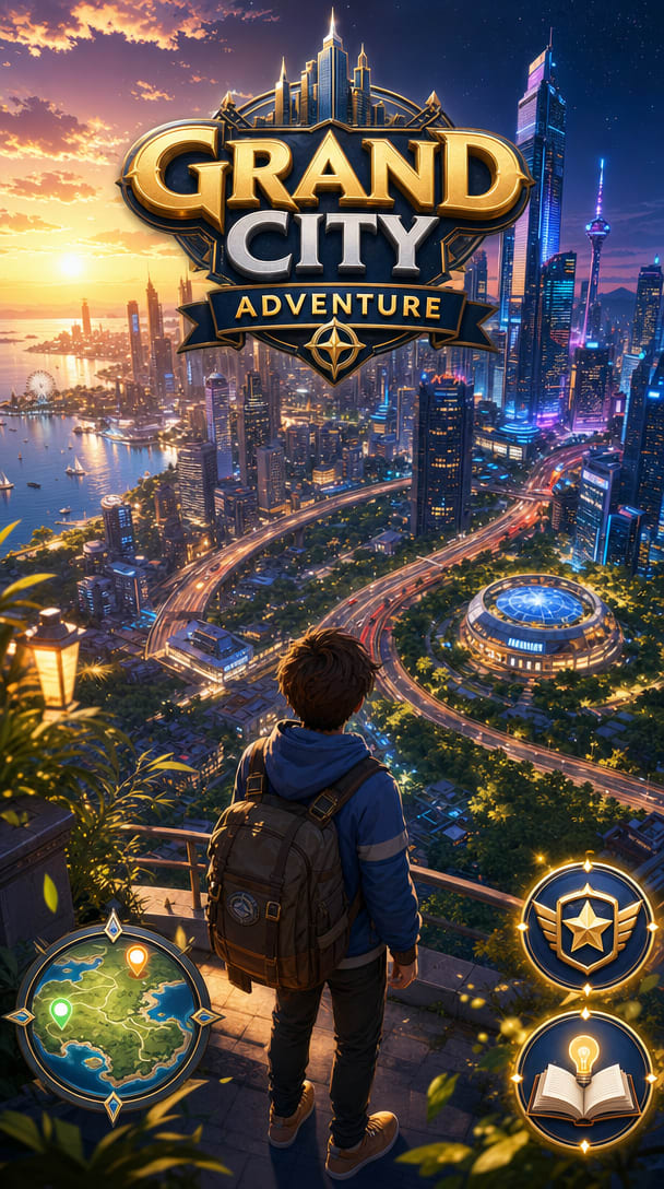 Grand City Adventure Opening Screen