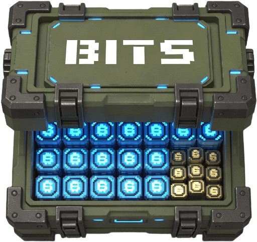 Bits Currency Crate Top Down
