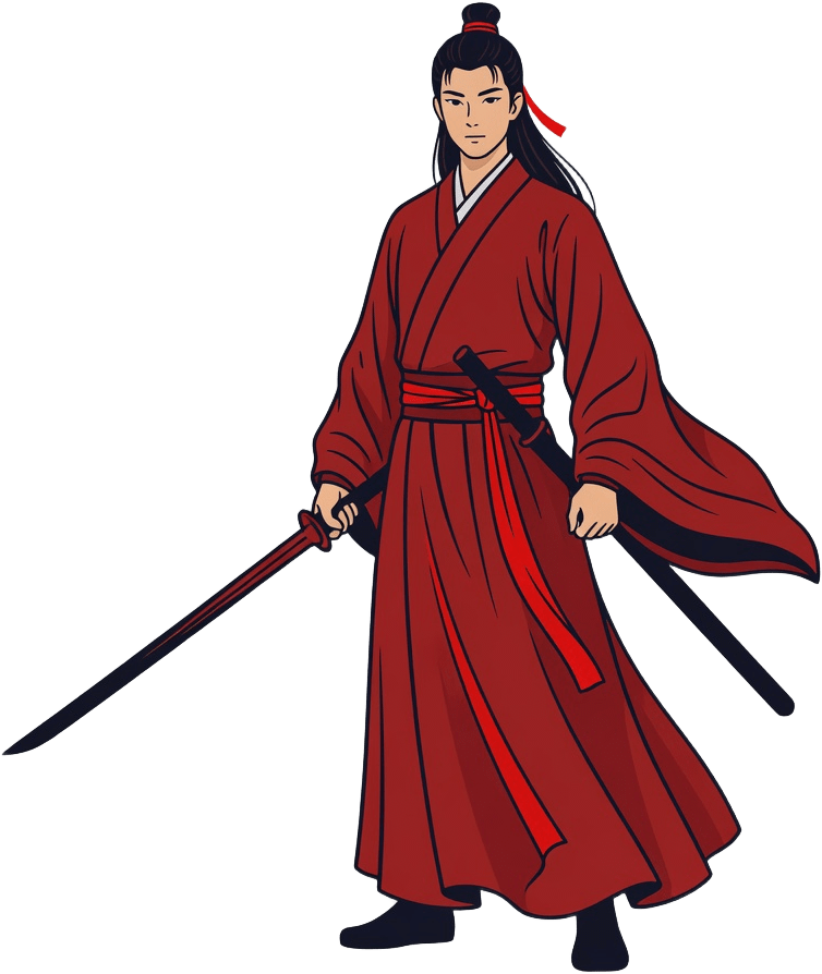 Wuxia Swordsman Character Reference