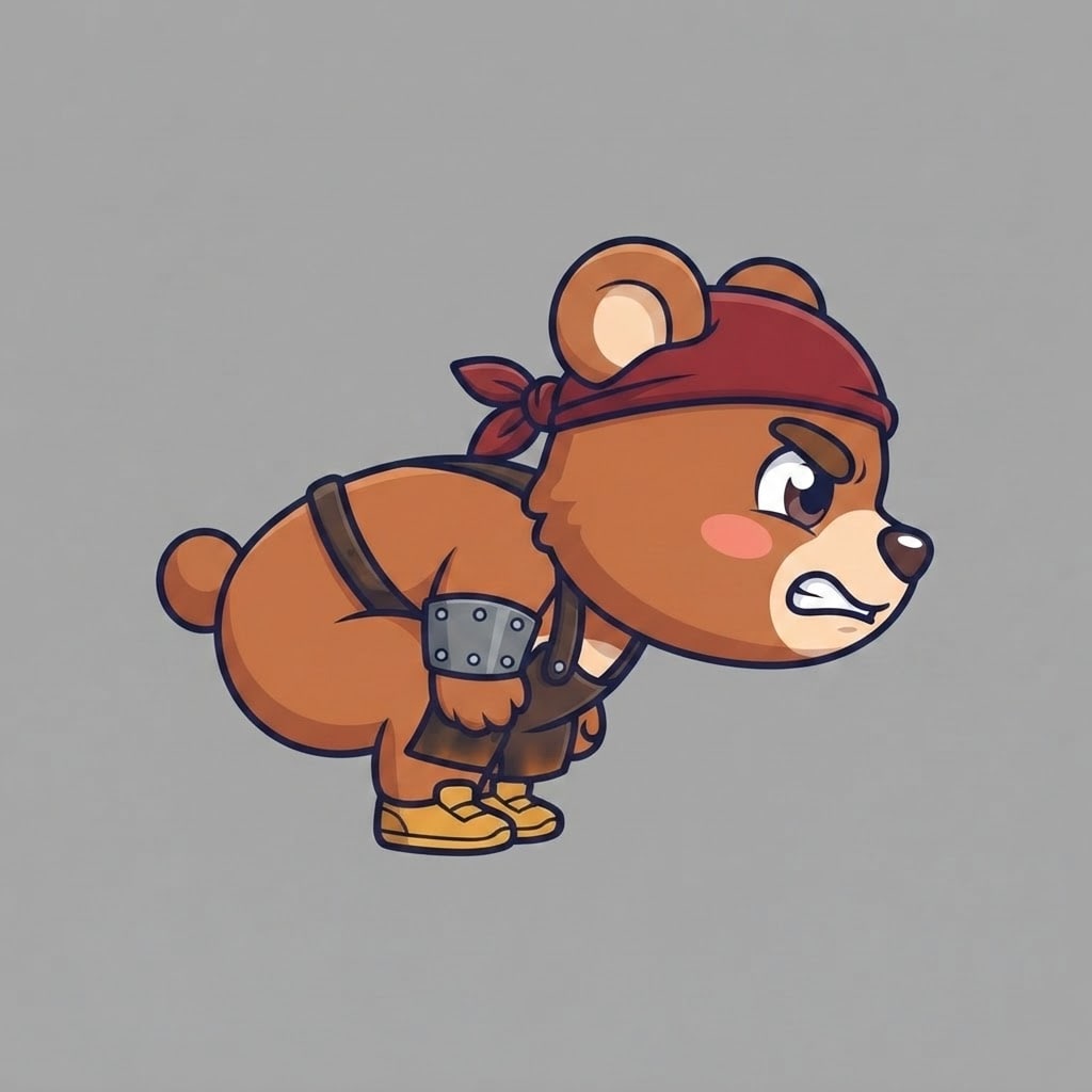Image: ONE drawing of THIS EXACT character, alone, centre