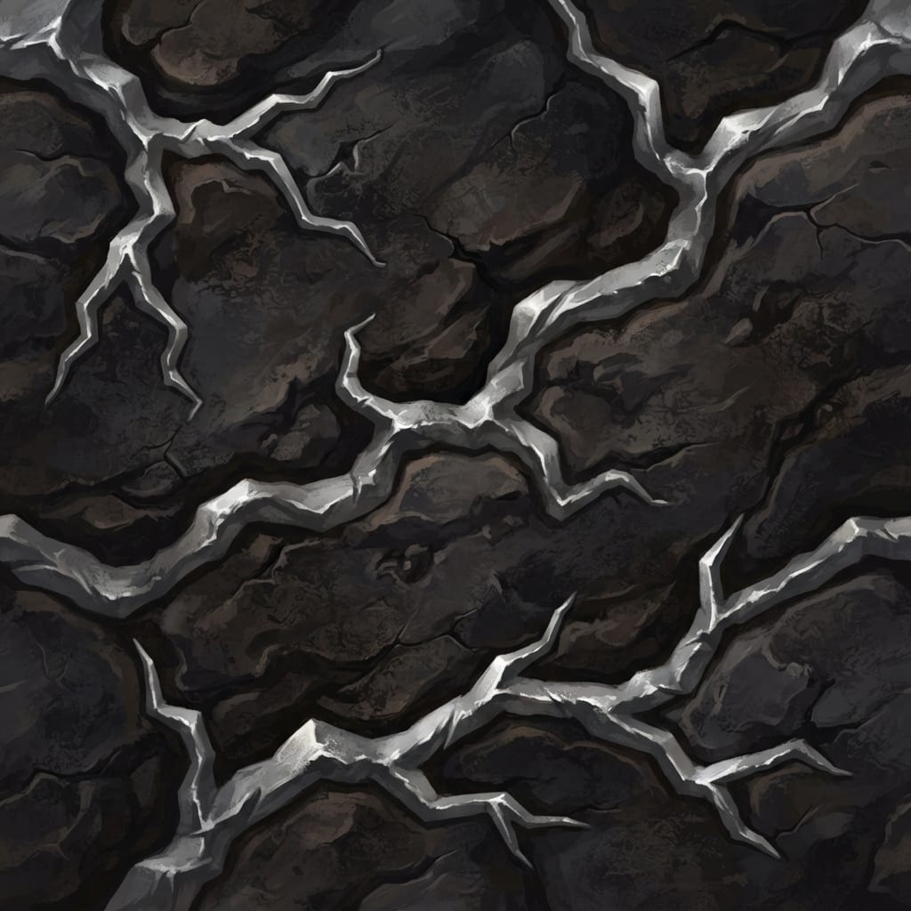 Image: Stylised hand-painted 2D game tile art, NOT photor