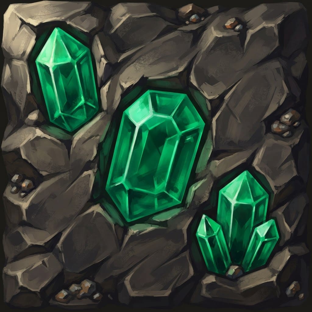 Image: Stylised hand-painted 2D game tile art, NOT photor
