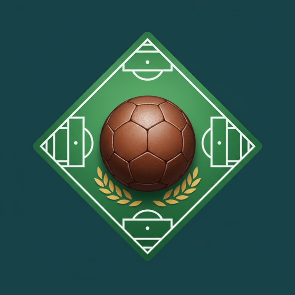 Image: 1998 football management game UI icon, square butt