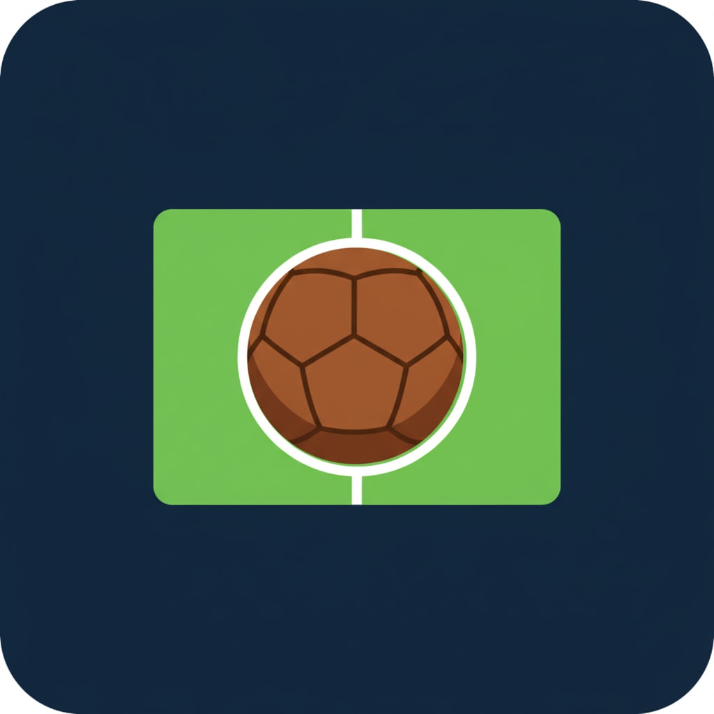 Image: 1998 football management game UI icon square art.