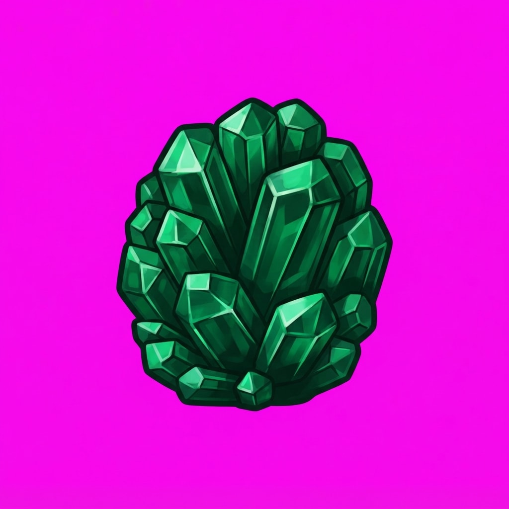 Image: 2D game sprite on a SOLID PURE MAGENTA #FF00FF BAC
