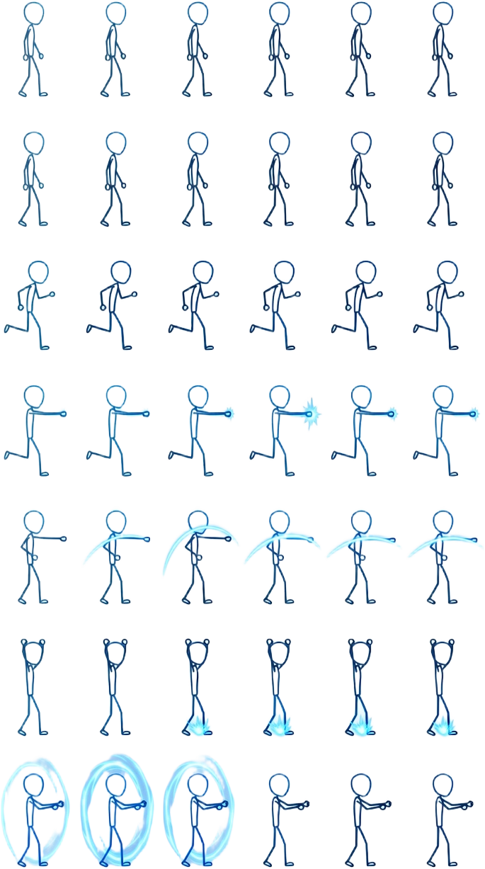 Nova Fighter Animation Sheet