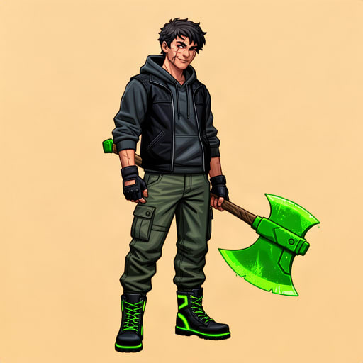 Neon Axe