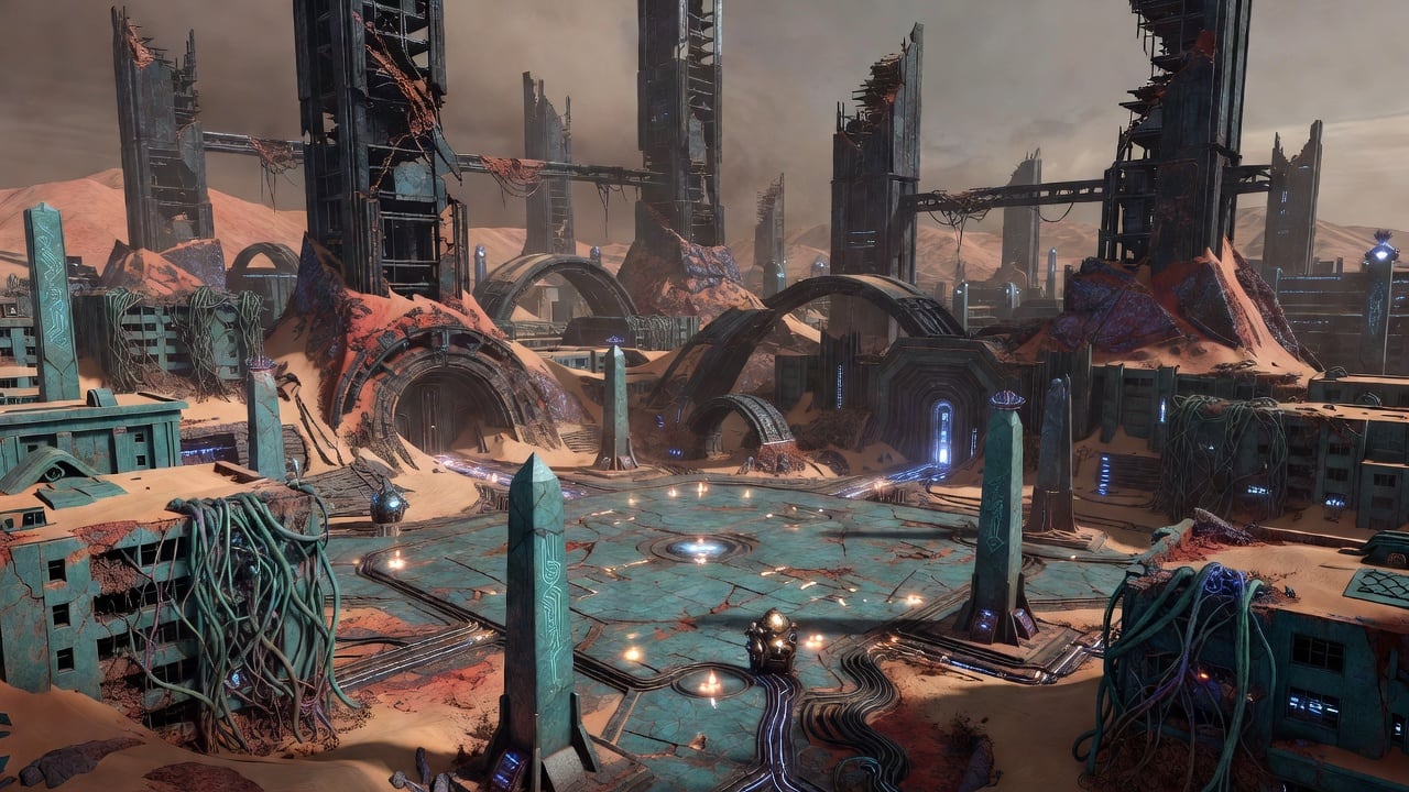 Ancient Alien City Ruins Concept