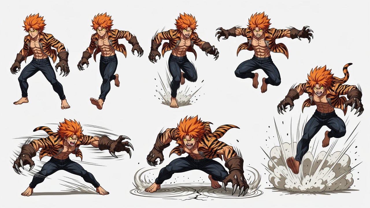 Taro Fang Sprite Sheet