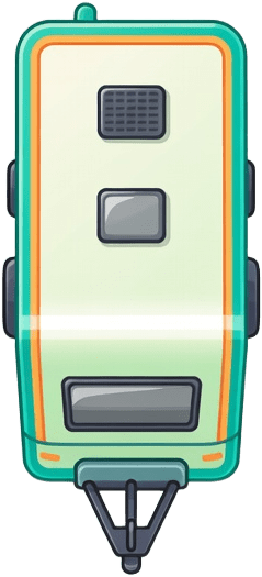 Caravan Top-Down Sprite