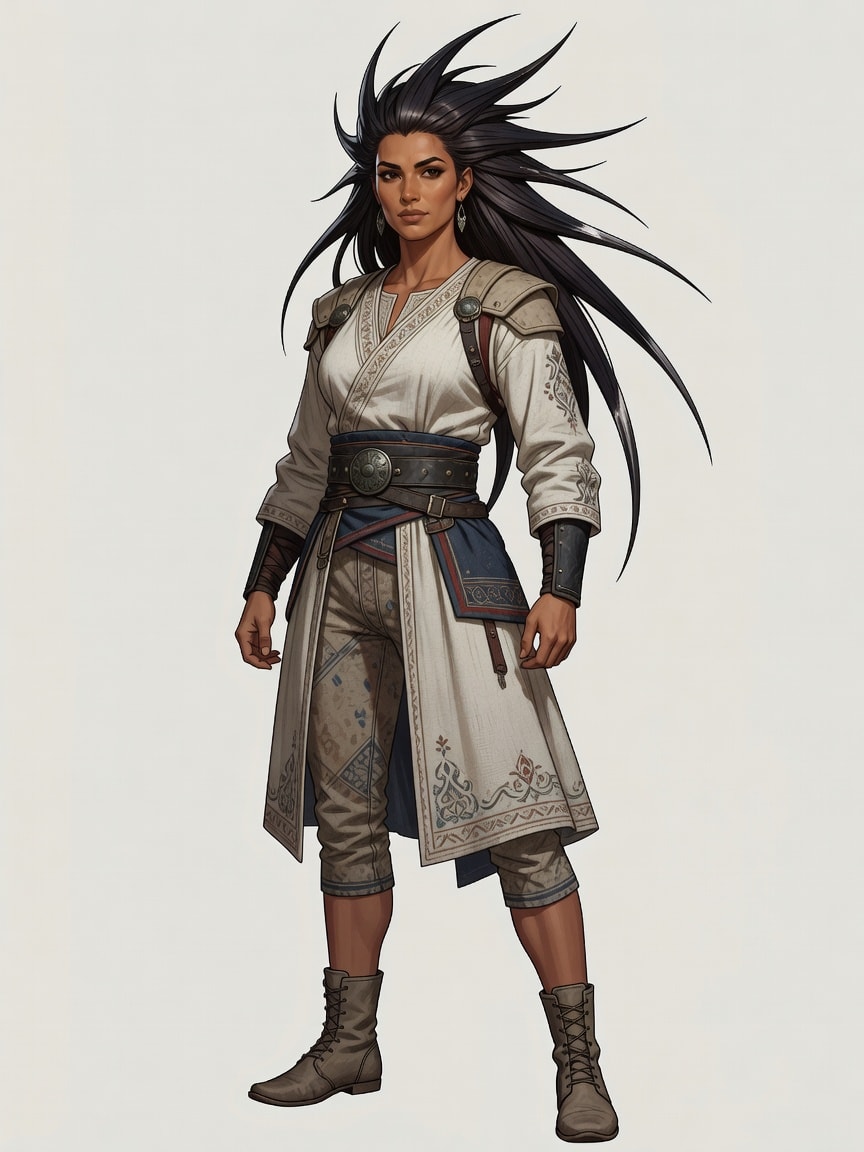 Achaemenid Persian Hairblade Warrior Outfit Reference