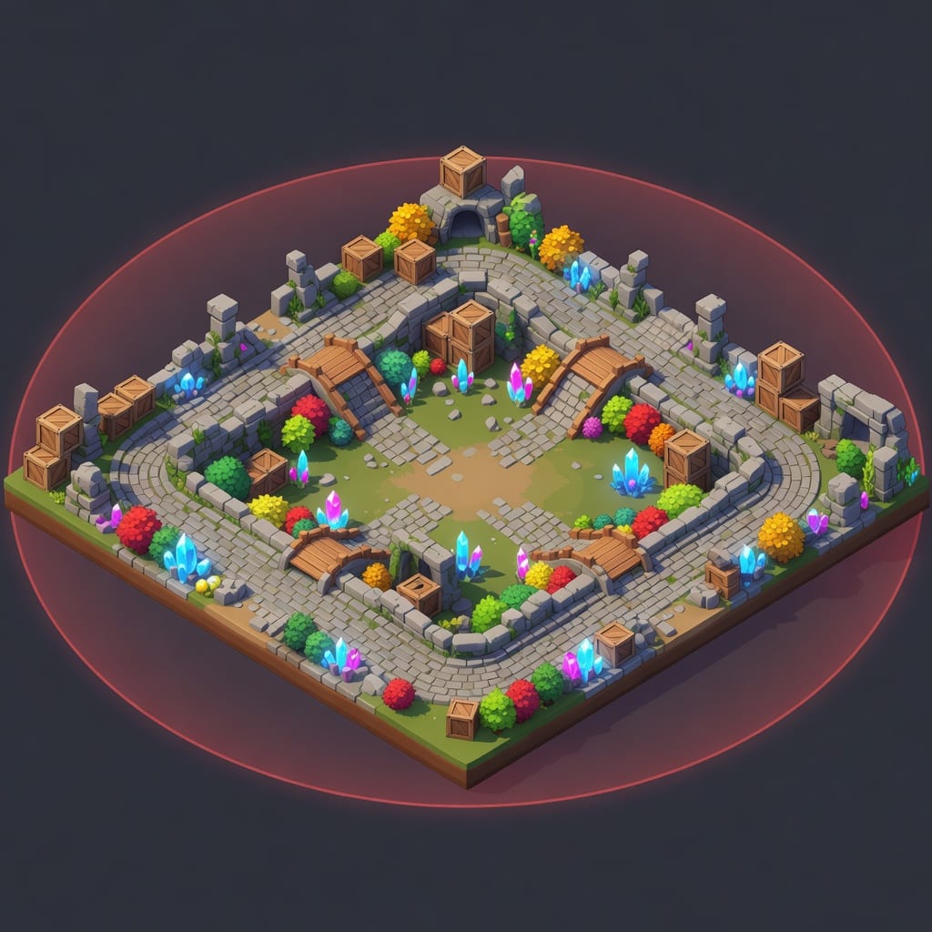 Arena Isométrica Battle Royale