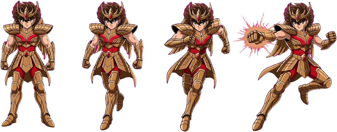 Seiya Pegasus Arena Brawler Sprite Sheet