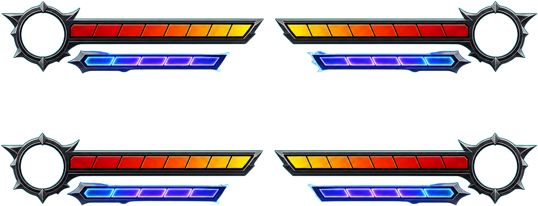 Fighter Health and Power Bars