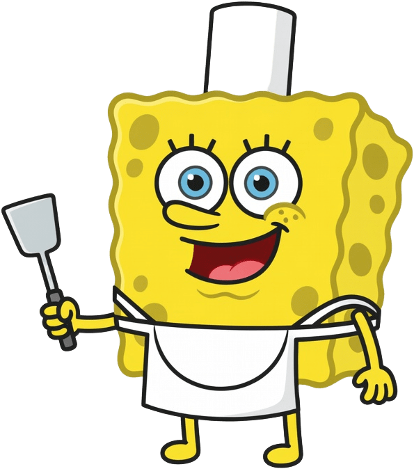 Original Yellow Sponge Fry Cook Hero
