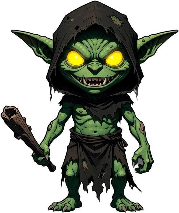 Stylized Anime Goblin Enemy Sprite