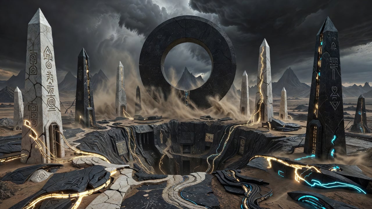 Mysterious Alien Energy Structure Concept
