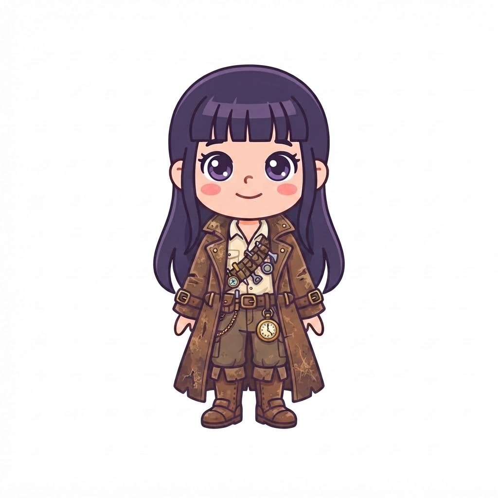 Image: Change this girl's outfit to a legendary explorer