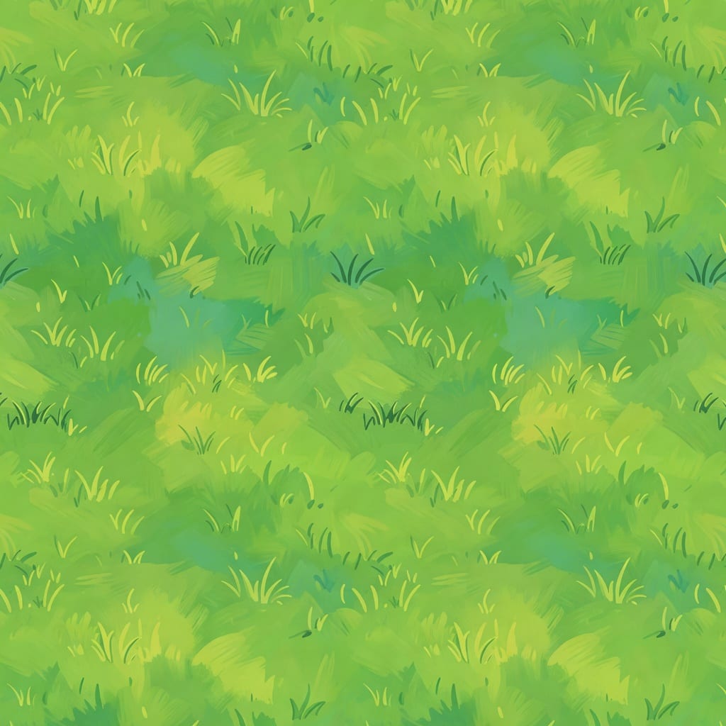 KezTale Hand-Painted Grass Texture