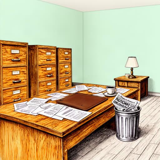 Expanded Seafoam Office Desk