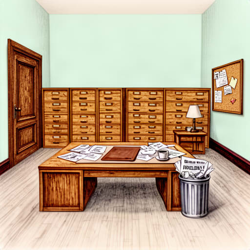 Chairless Office Room