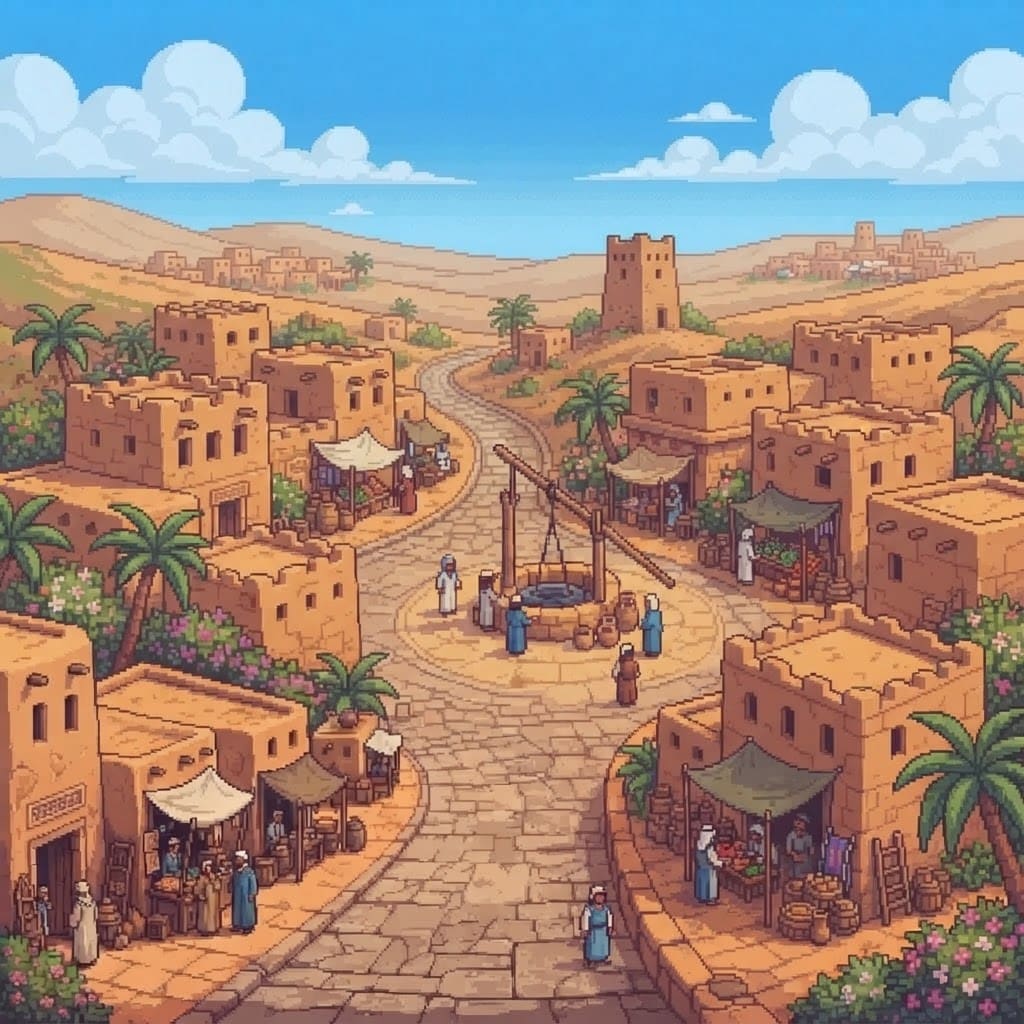 make a small village in this (4)
