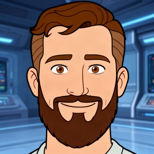 Retro Futurist Cartoon Character
