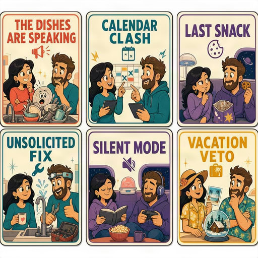 Retro Futurist Scenario Cards