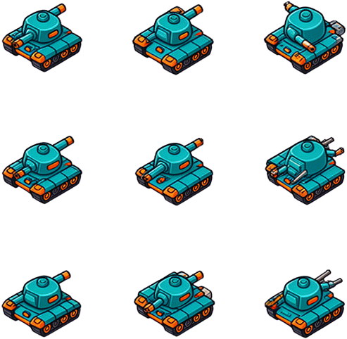 Eight Direction Tank