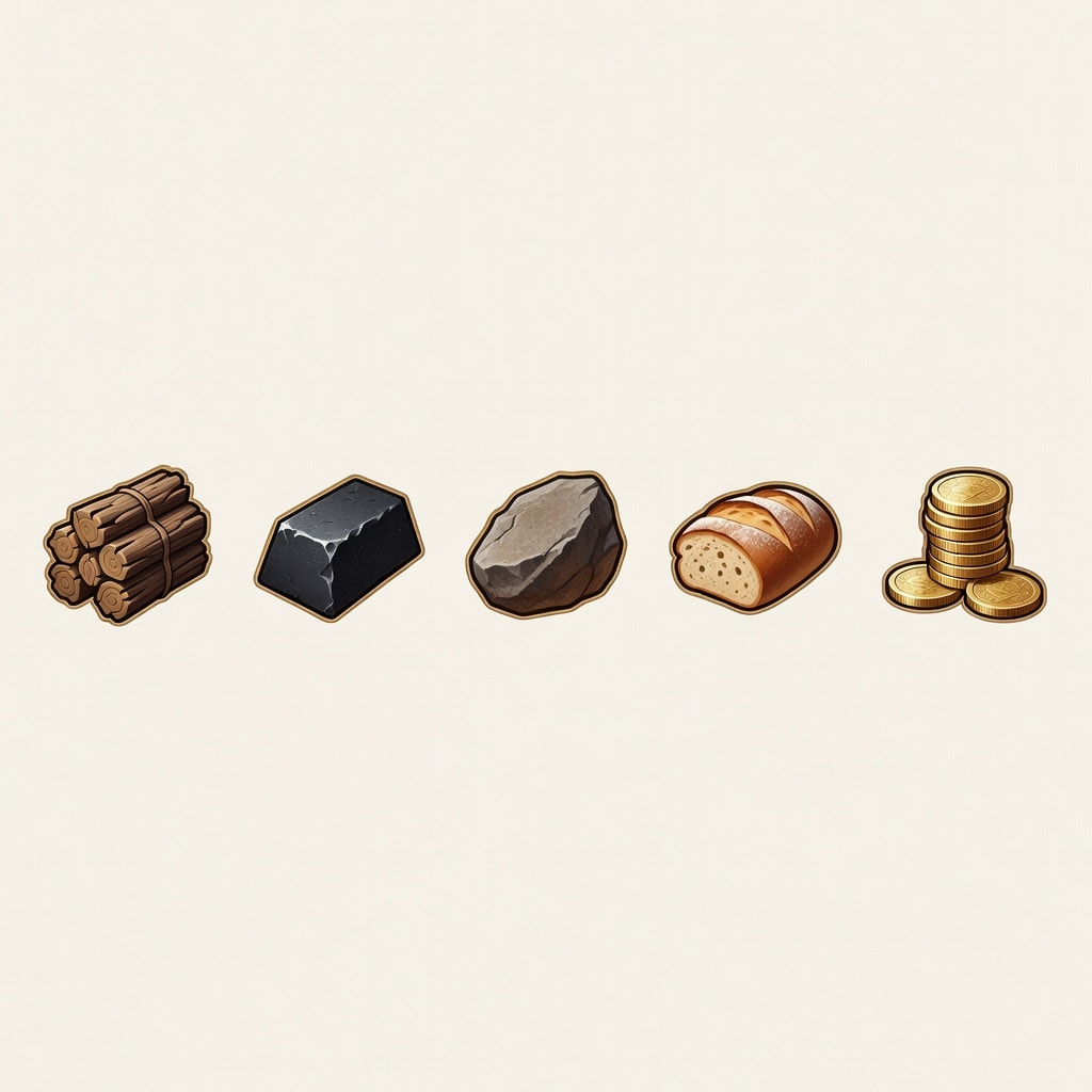 Medieval Fantasy Resource Icons