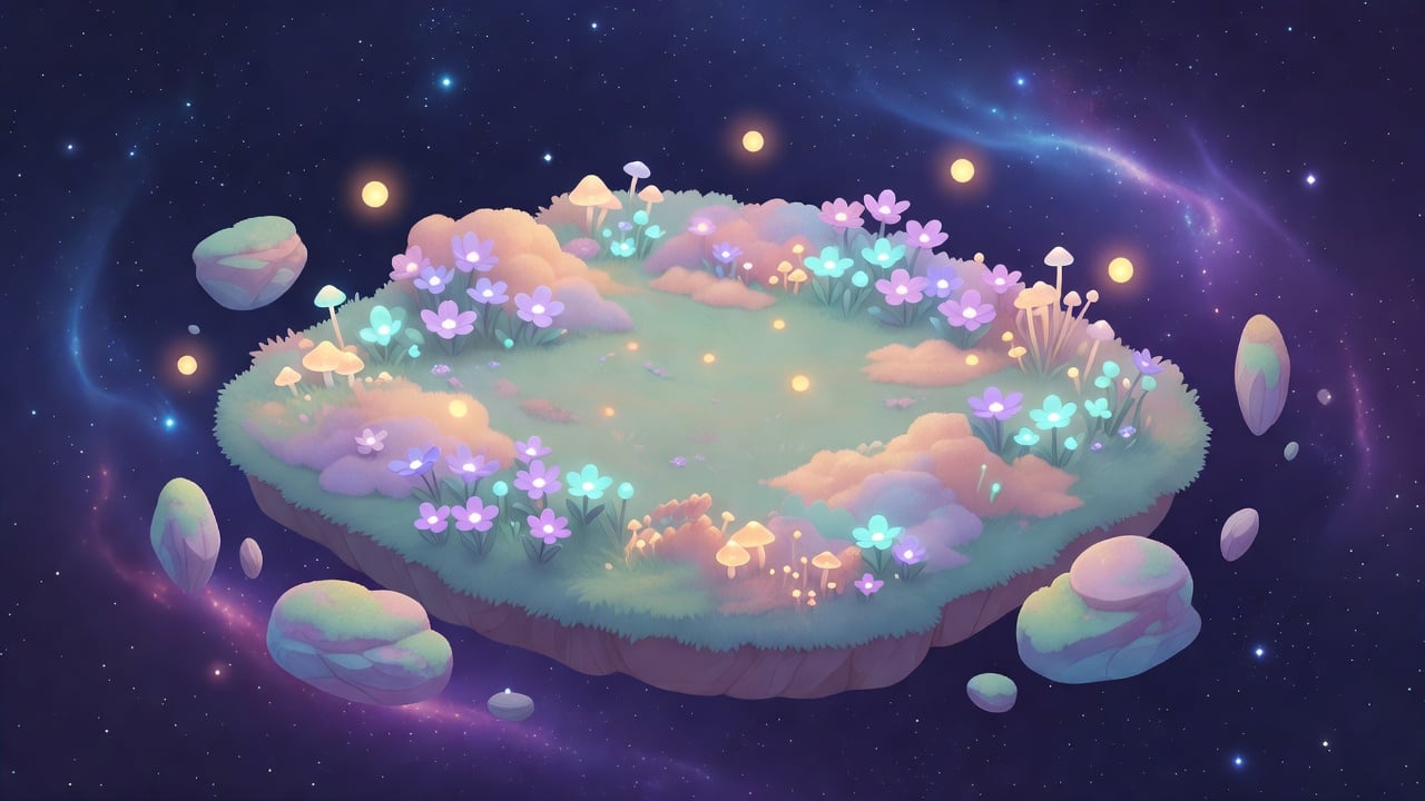 World 1 Garden of First Memories map background