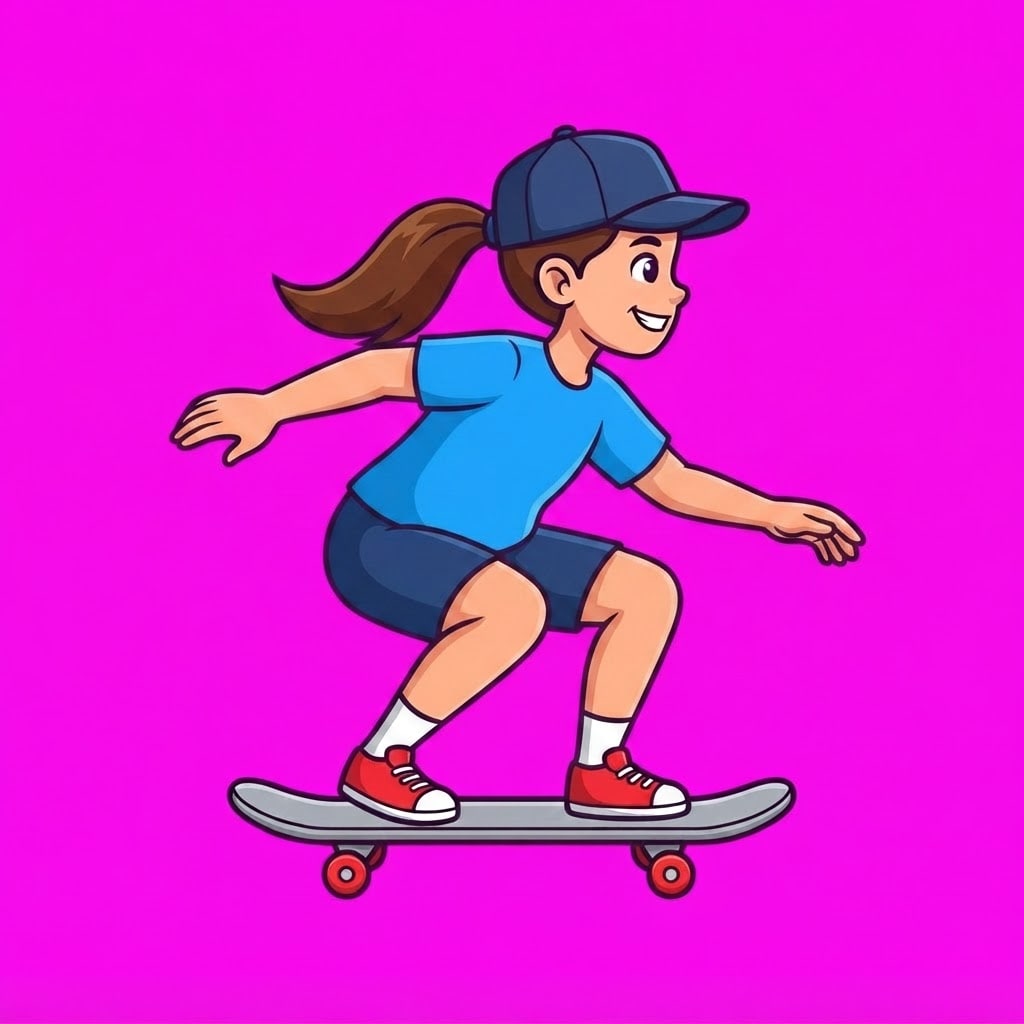 Image: Redraw THE SAME GIRL from this image in ONE single