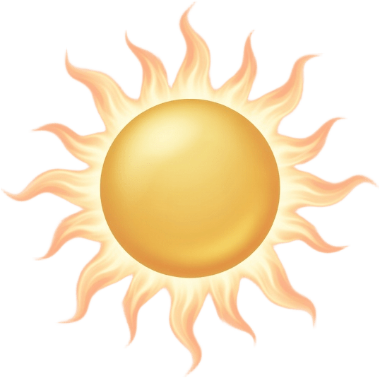 Match-3 piece Gold Sun Orb