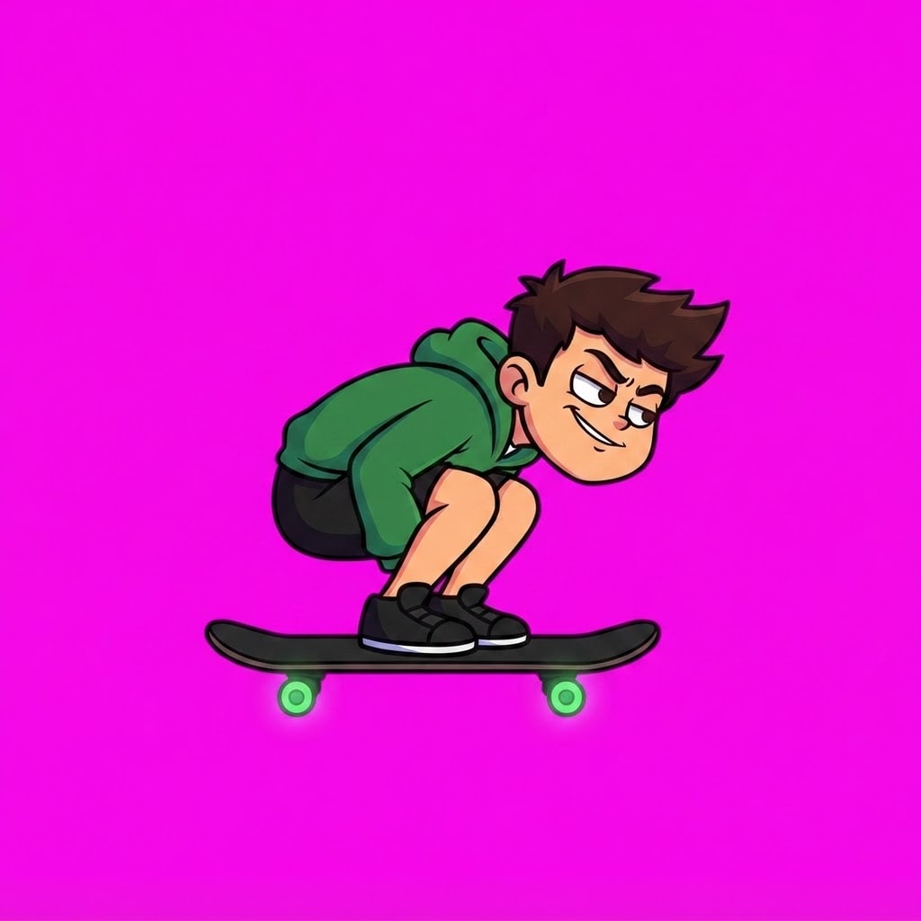 Image: Redraw THE SAME BOY from this sprite sheet in ONE