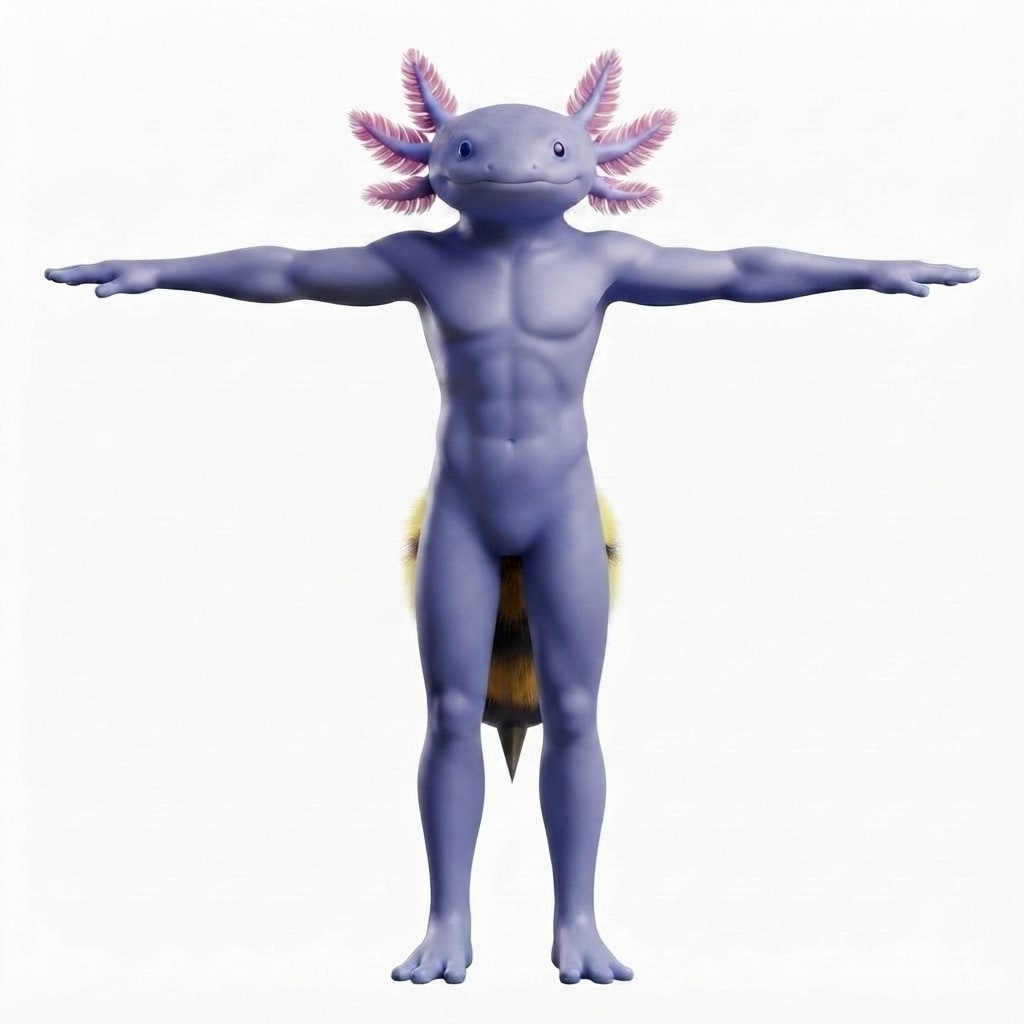Blue Axolotl Bee Hybrid