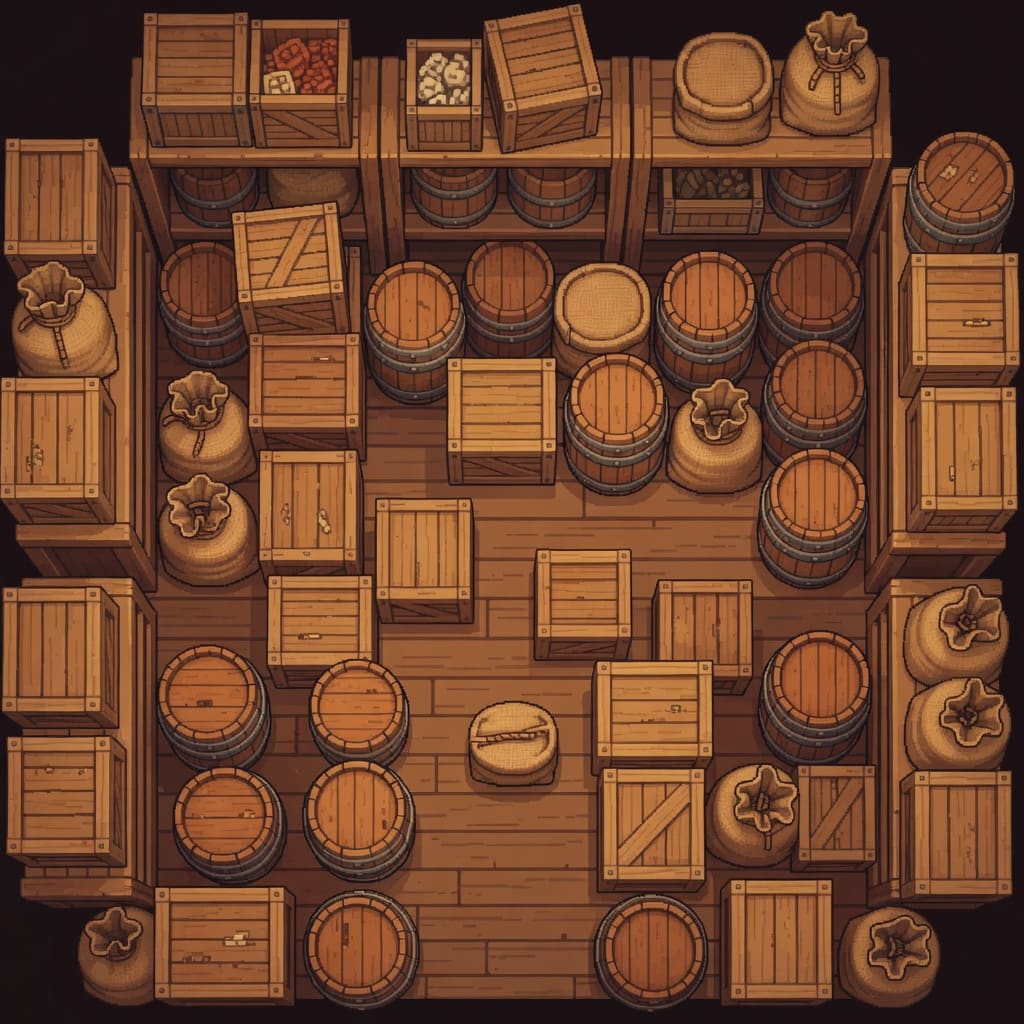 Tavern Storage Shelves