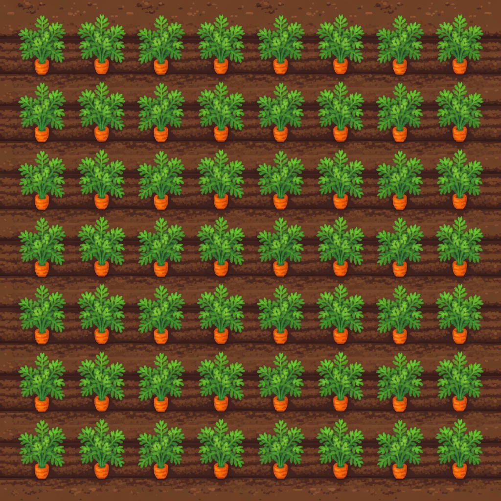 Carrot Plot Mature Stage