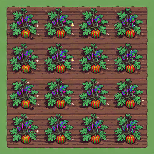 Pixel Watermelon Farm