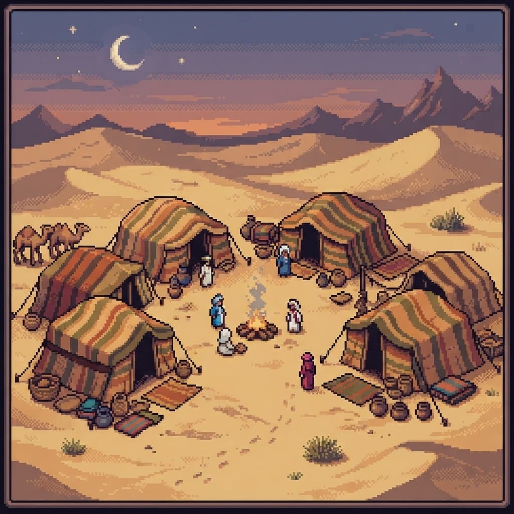 Nomadic Desert Tribe Camp (2)