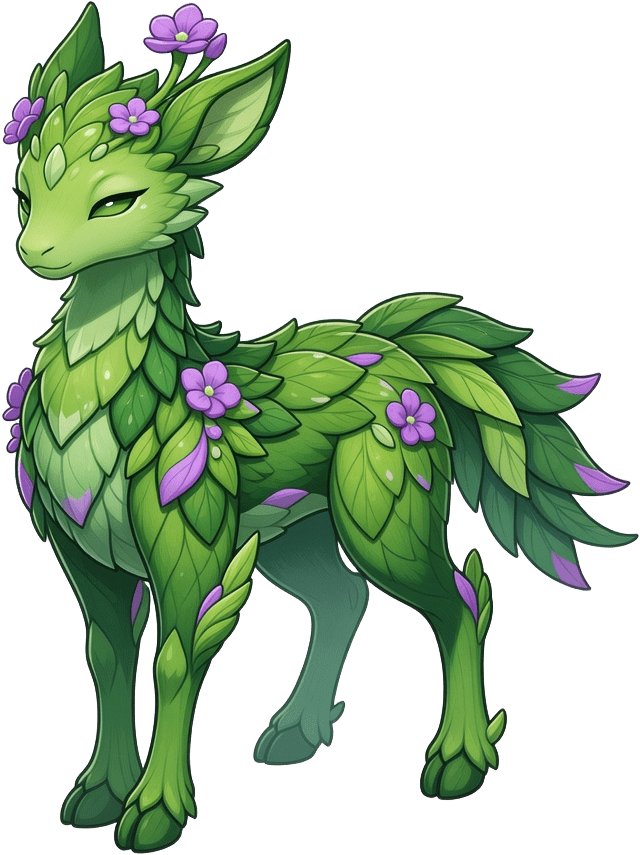 Sumire grass starter battle art