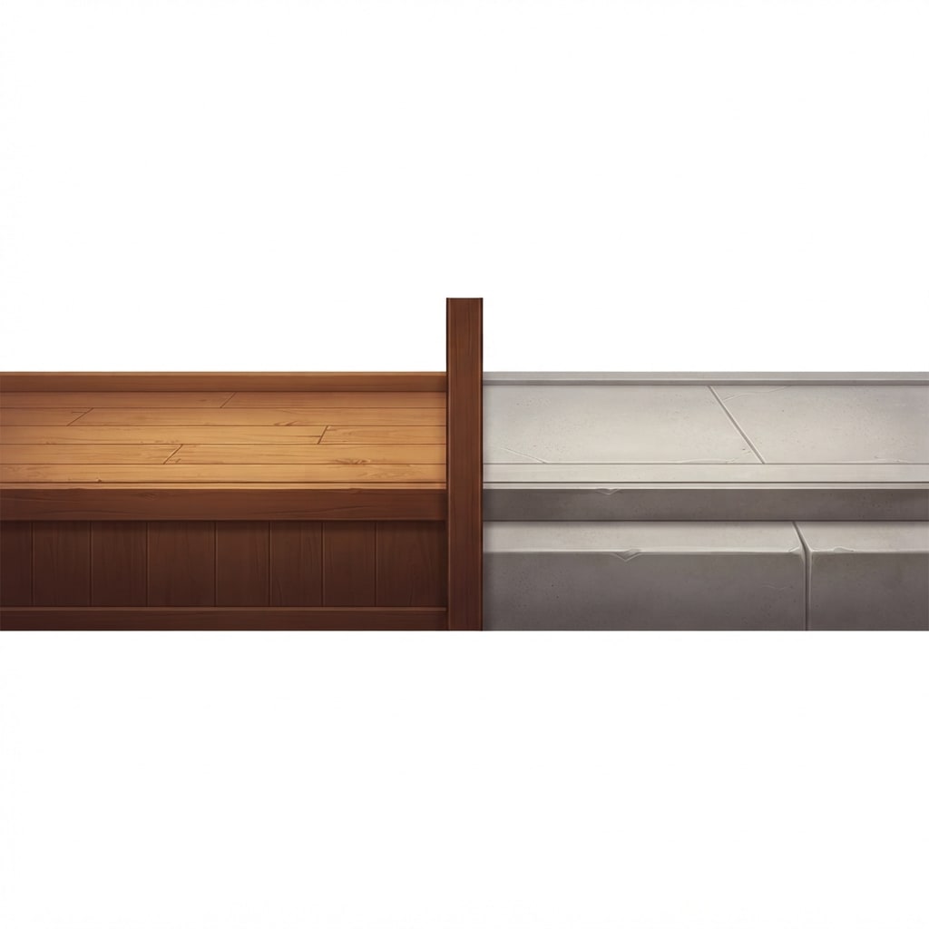 Image: A wide horizontal 2D side-scroller game TRANSITION