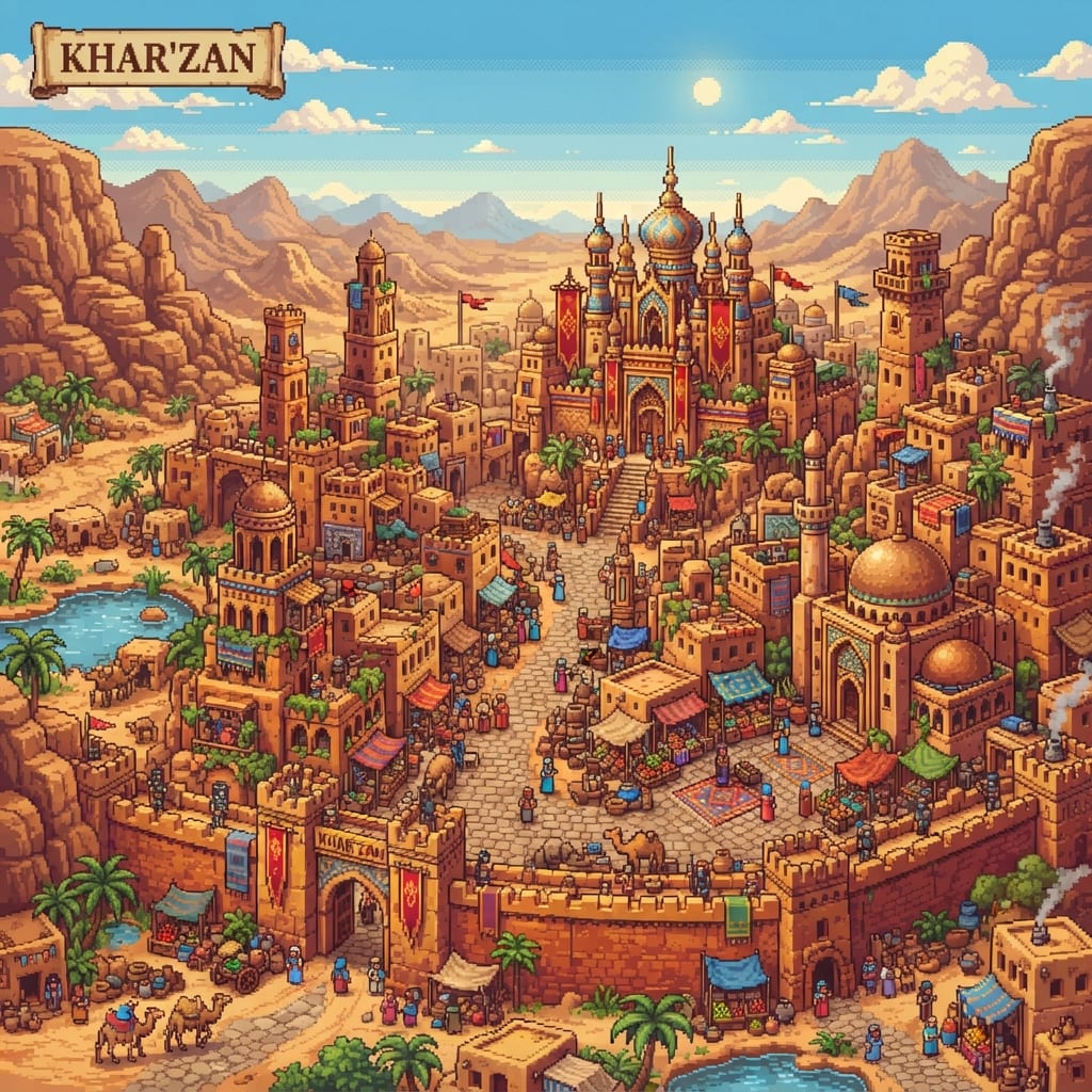 make a desert city. (4)