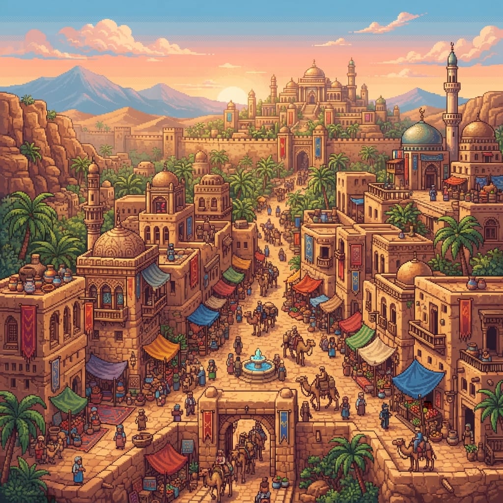 make a desert city. (2)