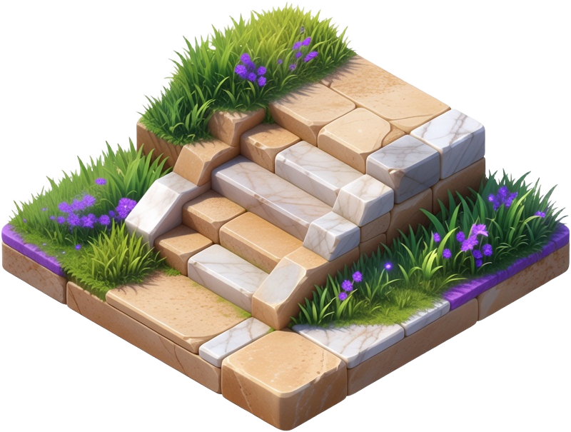 World 2 Stairs Terrain Tile
