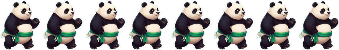 Bobo Panda Walk Cycle